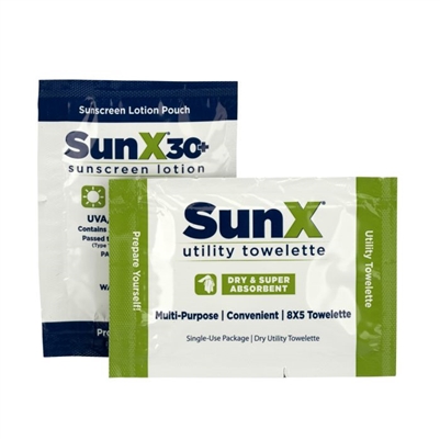 Sunscreen with Towlette 300ct