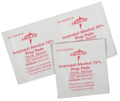 Alcohol Prep Pads 3,000ct