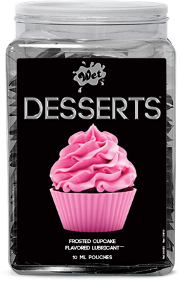 WET Desserts Frosted Cupcake Lubericant 100ct